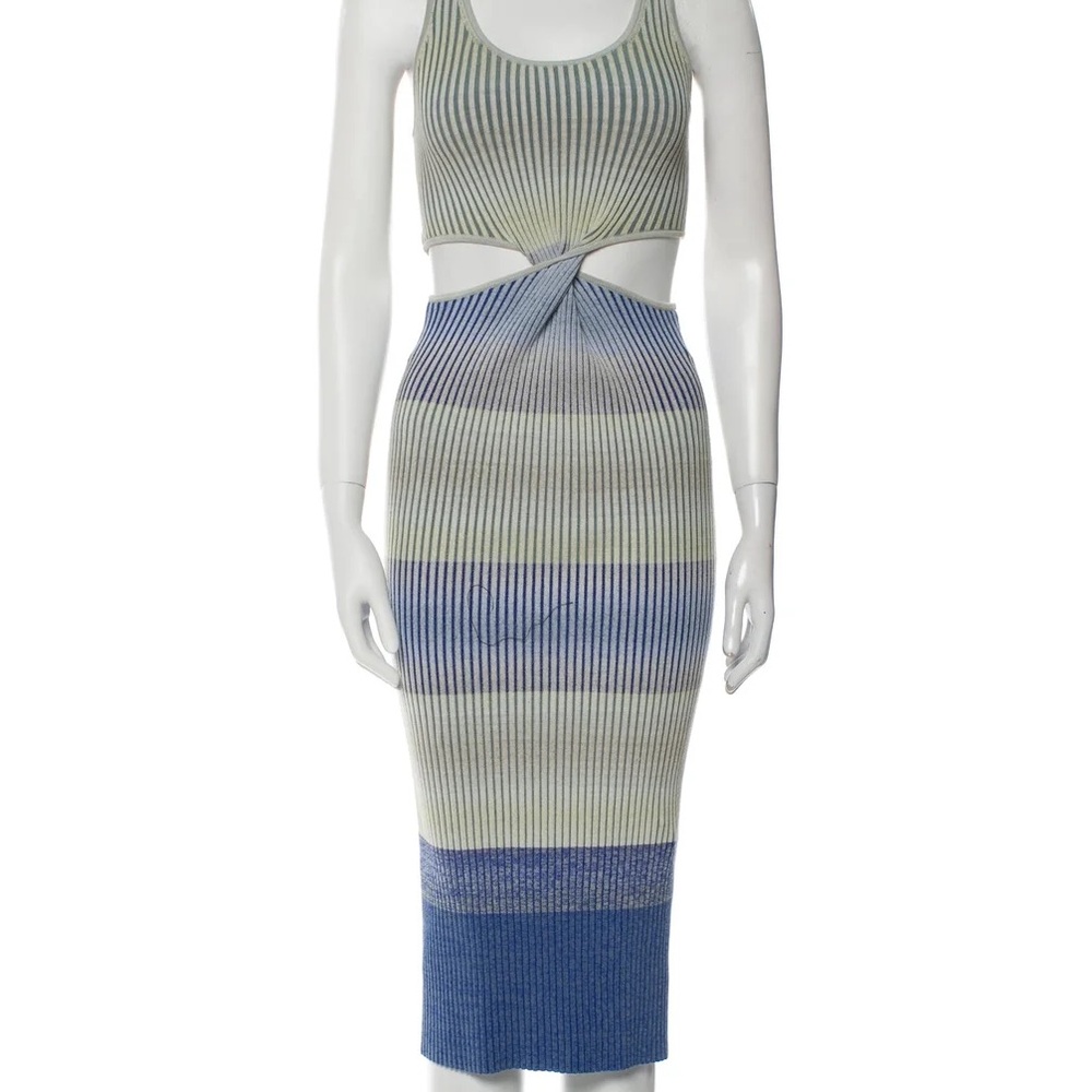 Jonathan Simkhai Colleen Waist Cut Out Midi Dress